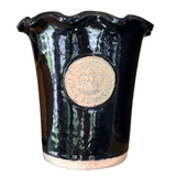 Salisbury Kew Piecrust Cachepots Black