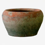 Andover terra cotta farm pots, mossed redstone, 5.9"