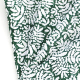 Gathered Garden Green Blockprint Napkins (Set of 4)