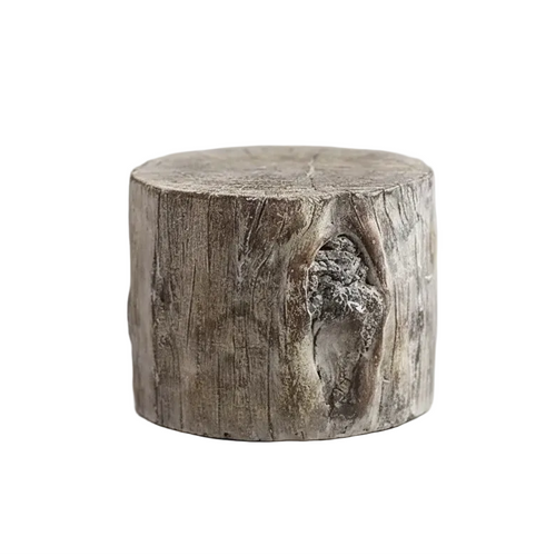 Faux Bois Cement Plant Stand