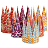 Festive Paper Party Crowns (Set of 6)