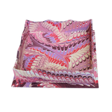 Nesting Scalloped Hand-Marbled Trays in Florentine Pink: Large Tray