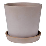 Cement Harriet Cachepot with Saucer