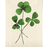 Three Lucky Clover Decoupage Tray