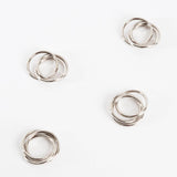 Three Rings Napkin Ring: Silver