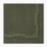 Prism Vine Linen Dinner Napkin: Lime