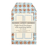 Sea Urchin Sky & Cocoa Petite Seed Envelopes (Set of 8)