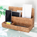 Handwoven Rattan Standing Sorter