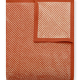 Harborview Herringbone Desert Red Blanke