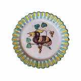 Hand-painted Italian Toucan Antique Plate