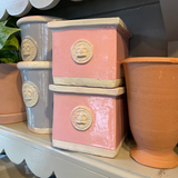Cornwall Kew Square Herb Pot Nancy Blush