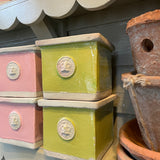 Cornwall Kew Square Herb Pot Lime