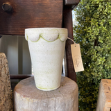 Tall Herb Pot Verde White