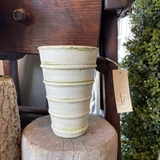 Tall Herb Pot Verde White