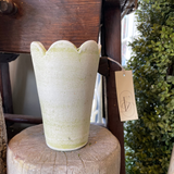 Tall Herb Pot Verde White