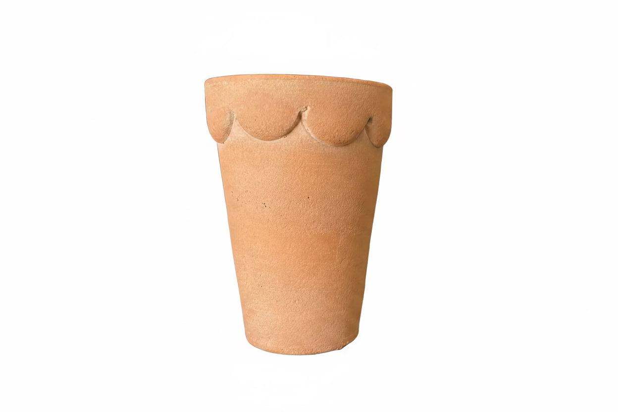 Tall Herb Natural Pot