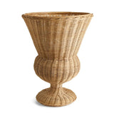 Natural Woven Footed Urn