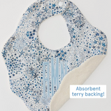 Weezie Scallop Bib Adelajda Blue Liberty