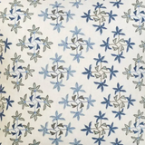 Celeste Lapis Pillow with Embroidery