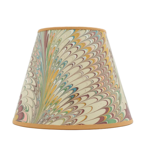 10" Hand-Marbled Empire Lampshade