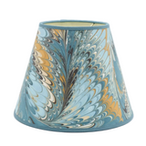 10" Hand-Marbled Empire Lampshade