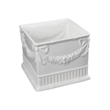 Square Cachepot with Garland