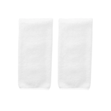 Weezie Signature Hand Towels White on White Set