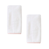 Weezie Baby Burp Cloth Gingham Light Pink Pair