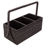 Handwoven Rattan Cutlery Caddy