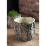 Faux Bois Tree Trunk Planter