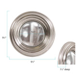 Silver Convex Mirror