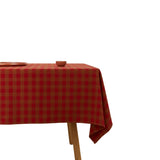 Red Gingham Tablecloth