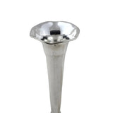 Wavy Edge Bud Vase Silver Plate
