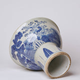 Blue and White Porcelain Three Friends Footed Bowl