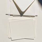 Letterpressed Notecard No. 01 Natural