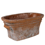 Tresco Aged Terra Cotta Oval Pot