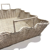 Small Scalloped Tray: Brown