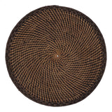 Woven Rattan Placemat: Brown / 15"