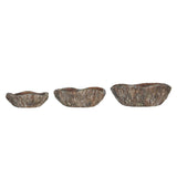 Concrete Faux Bois Bowl: Small