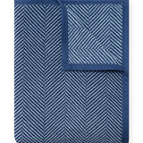 Harborview Herringbone Midi Navy Blanket