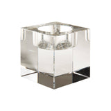 Radiant Refinement Crystal Votive Holder: Clear / 2"x2"