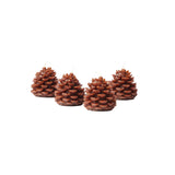 Wee Pine Cone Beeswax Candles Antique Color