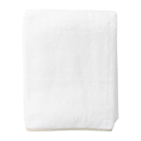 Weezie Signature Bath Towel Sand on White