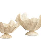 Sculpted Bloom Pedestal Bowl