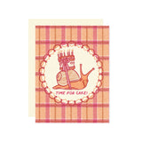 Snail Birthday Cake Card