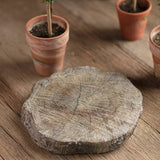 Cement Faux Bois Plant Slab