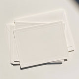 Letterpressed Notecard No. 01 Natural