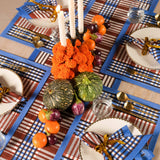 Shetland Plaid Blockprint Napkins (Set of 4)
