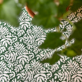 Gathered Garden Tablecloth in Pine Green