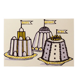 Birthday Puddings Greeting Card